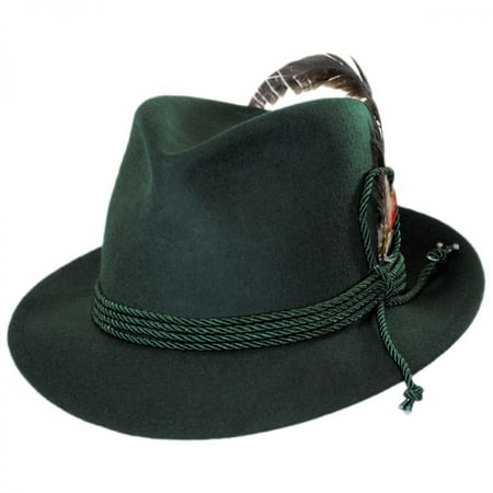 Made in the USA - Classics Bavarian Wool Felt Hat - XL - Dark Green