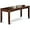 Espresso, variant on East West Furniture LYB-Cap-W Lynfield Dining Bench with Wood Seat, 52x15x18 Inch, Cappuccino