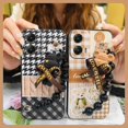 thumbnail image 5 of LYM-Phone Case For MOTO G Stylus 5G 2024, cute protective case Back Cover Black pearl pendant Waterproof soft case Skin-friendly feel Cartoon silicone Dirt-resistant Bear bracelet, 5 of 9