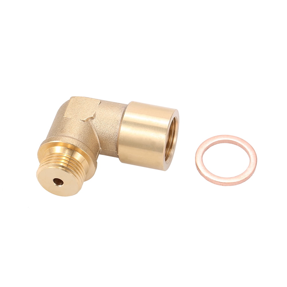 LQCrafK 90 Degree Sensor Extender Sensor Spacer Spark Plug Adapter M18 x 1.5