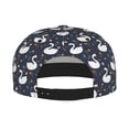 thumbnail image 2 of Hirioo Swan And Flowers1 for Baseball Cap Men Cap Flat Brim for Men Women Teens Adjustable Baseball Cap, 2 of 7
