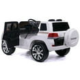 thumbnail image 3 of Toyota Land Cruiser 12V Kids Ride-On Car with R/C Parental Remote, LED Lights, MP3 Player, Safety Seatbelt, 3 of 10