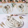thumbnail image 2 of Coffee Cloth Napkins, Brown Beans Cup Dessert Drink Monochrome Washable and Reusable Dinner Napkins Set of 8, Table Napkin for Kitchen Party Birthday Wedding Hotel Housewarming 20"x20", 2 of 8