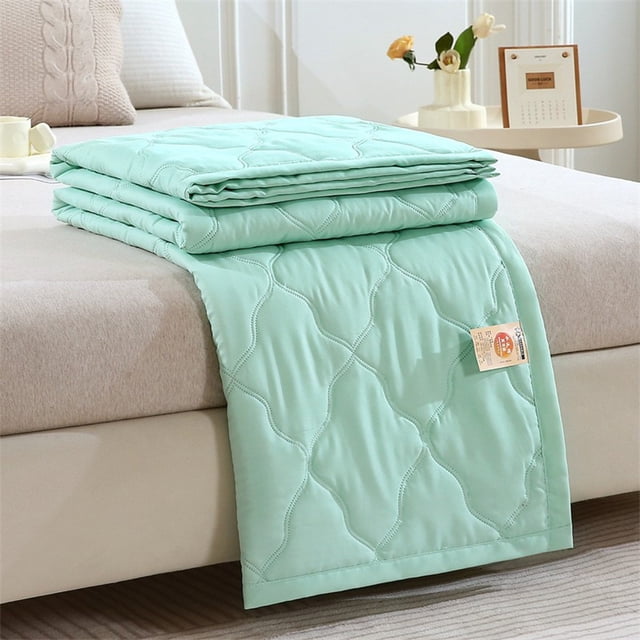 Xihbxyly Manta Refrescante, Edredón Disipador de Calor, Tela de Algodón Transpirable, Suave y Fresca para El Verano, Lavable a Máquina, Ideal para Siestas, Viajes y Uso En El Dormitorio, Tamaño 140 X