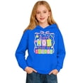 thumbnail image 6 of oqasdz Sweatshirts for Girls 100 Days of School Cute Graphic Hooded Sweatshirt Athletic Playwear Long Sleeve Pullover Comfy Casual Streetwear, 6 of 6