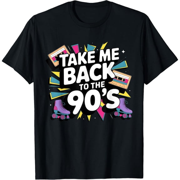 Playful Comfort Tee - Take Me Back to the 90s Retro Nostalgia T-Shirt