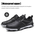 thumbnail image 2 of Yunkctuk Mens Non-slip Golf Shoes, Men's Fixed Spikeless Sole Walking Shoes, Waterproof Outdoor Shoes., 2 of 7