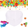 thumbnail image 4 of 6 pcs Chocolate Boxes Heart Shape Creative Plastic Candy Box Party Supplies for Birthday Wedding, 4 of 6