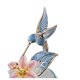 thumbnail image 3 of Figura de cristal de colibrí y lirio, 3 of 6