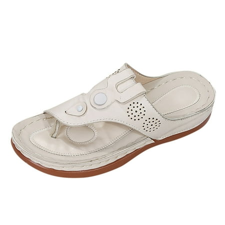

Cushionaire Sandals Women Orthopedic Sandal Comfort Wedge Sandals for Women Orthotic Open Toe Ladies Sandals Summer Anti-slip Platform Beach Shoes