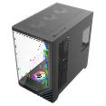 thumbnail image 5 of Iceberg Crystal Wave L ATX Tower Gaming PC Case Full-View Panoramic Curved Tempered Glass Includes Seven (7) aRGB Fans (Negro), 5 of 8