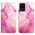 thumbnail image 2 of Nalacover for Samsung Galaxy S23 Ultra 6.8" PU Leather Wallet Case,Stylish Marble Pattern Magnetic Clasp Flip Kickstand Cash Pocket Wireless Charging+Wrist Strap Cover for Girls Women,A, 2 of 6
