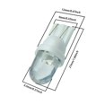 thumbnail image 4 of Luz De Tablero De Cuña De Coche Lateral，10 Unids/Set T10 Blanco 12V Led 194 168 158 5W 6500K Serendint VI009910-00, 4 of 6