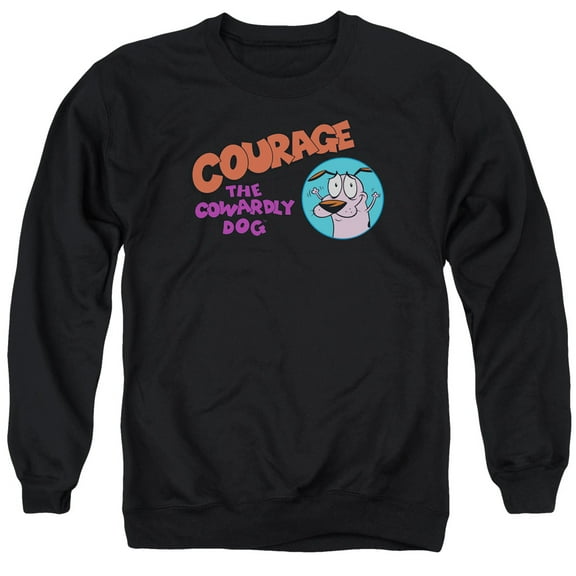 Courage The Cowardly Dog - Courage Logo - Crewneck Sweatshirt - Medium