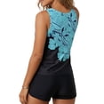 thumbnail image 5 of Qingpeng Blouson Two Piece Tankini Swimsuit for Women Tummy Control Sporty Pockets Bathing Suit with Boyshorts 2026, 5 of 6