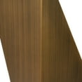 thumbnail image 6 of 59.56" Round Dining Table With Stain Sintered Stone Surface & Bronze Iron Base, Black, For 6-8, Room Delight Black Solid Desktop Stable Metal Accommodates Modern Enchanting, 6 of 6