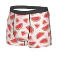 thumbnail image 2 of Wukai Watermelon Print Men’s Underwear Breathable Boxer Briefs,&nbsp;Moisture Wicking & Breathable-XX-Large, 2 of 7