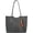 K118-grey, variant on NCY Tote Bag for Women - Faux Suede Leather Purse Shoulder Top Handle Handbags Fall Hobo Work Satchel 2025 with Pendant