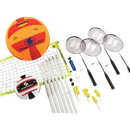 Sportcraft Badminton/Volleyball Combo Set