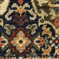 thumbnail image 3 of 2' X 10' Red And Ivory Oriental Power Loom Runner Rug With Fringe, 3 of 10