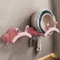 thumbnail image 1 of GFHFHITJ Storage Rack Multifunctional Retractable Storage Rack and Punch-free Household Kitchen and Bathroom Wall-mounted Drains Rack Washbasin Pot Lid and Rice Spoon Rack, 1 of 6