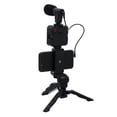 thumbnail image 3 of Professional Vlog Microphone Cell Phone Tripod Stand with Led Light for Broadcasting Communication Video Recording, 3 of 10