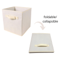 thumbnail image 3 of Purebryt Poubelle de Rangement Cube Pliable Pack de 6, Beige, 3 of 4