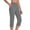 *1-Dark Gray, variant on Women's Straight Leg Capri Yoga Pants,High Waist Pull On Cropped Trousers For Women,Ladies Summer Butt Lift Workout Lounge Trousers with Pockets,Black,S-2XL
