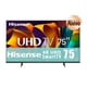 thumbnail image 1 of TV Hisense 75 pulgadas 4K Ultra HD Smart TV LED 75A6N, 1 of 4