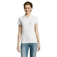 thumbnail image 2 of SOLS Womens People Pique Short-Sleeved Polo Shirt, 2 of 5