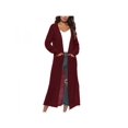 thumbnail image 1 of EIMELI Cardigan Maxi Longueur Complète pour Femmes, Chandail Ouvert à Manches Longues, 1 of 2