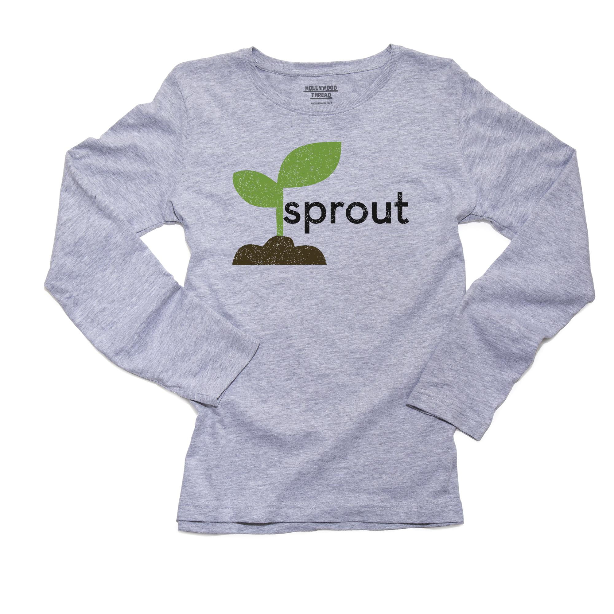 Sprout Classic New Plant Logo New Beginning Women's Long Sleeve