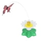 thumbnail image 1 of Juguete giratorio automático eléctrico para gato, Base con forma de flor y mariposa, juguete interactivo para mascotas, 1 of 8