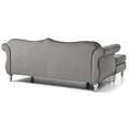 thumbnail image 6 of Glory Furniture Hollywood Velvet Sofa Chaise in Dark Gray, 6 of 6