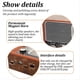 thumbnail image 3 of Radio Vintage con Energía Solar, Radio Retro Recargable por USB, Reproductor de MP3, Altavoz con Linterna, Radio Reloj Compatible, Tarjeta USB/TF, 3 of 5