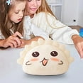 thumbnail image 3 of Plush Food Pillow, Cute Dumpling Bun Plush Toy, Soft Stuffed Animal Pillow for Sofa Bed Decor Gift(D), 3 of 6