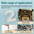 thumbnail image 5 of 2024 Graduation Cardboard Number for Charcuterie 10.2'' Fillable Paper Mache Letters Charcuterie Board Perfect for College High School & Congrats Graduation Party Supplies, 5 of 7
