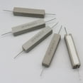 thumbnail image 4 of Cement Resistor,10 PCS 20W 8 Ohm 5% Axial Lead Wire Resistor White Wound Fixed Ceramic Resistors Wirewound Power Flame Heat Moisture Resistance Precharge Horizontal, 4 of 6