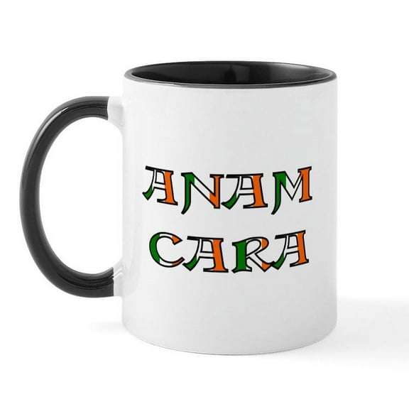 CafePress - Anam Cara Tricolor 2 Mug - 11 oz Ceramic Mug - Novelty Coffee Tea Cup