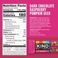 thumbnail image 3 of KIND Seeds Fruit & Nuts Snack Bar, Dark Chocolate Raspberry Pumpkin Seed, Gluten Free, 6 Count Box, 3 of 13