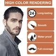 thumbnail image 5 of Beard & Hair Building Pen Set, Black, 1 Set - Pencil Filler Beard Pen with Brush Beard Shape Creating Natural Looking Beard Natural and Long Lastin 1Ml, Easter Mother'S Day Gift Makeup Organizers, 5 of 8