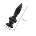 thumbnail image 2 of NUOLUX 3Ud Pomos Finial Para De En Metal Negro Con Instalación Fácil Y Detallada, 2 of 8