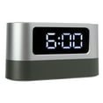 thumbnail image 1 of Pen Holder Alarm Clock, Digital Alarm Clock Temperature Display Snooze Alarm  For Bedroom White, 1 of 8