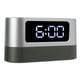 thumbnail image 2 of Portalápices Reloj despertador Diseño de portalápices Memoria de tiempo Hora Fecha Pantalla de temperatura Reloj LED para oficina Dormitorio Blanco, 2 of 14