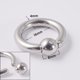 thumbnail image 1 of Anillo de nariz con clip de bola de acero inoxidable 316L BCR, anillo de nariz con clip de bola de acero de titanio, anillo multiusos universal, pendientes, anillo para el hueso de la oreja, 1 of 6