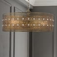thumbnail image 4 of River of Goods Monroe Crystal and Brass 23.5"W 3-Light Chandelier, 4 of 8