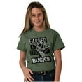 thumbnail image 4 of Hunter Funny Earned a Few Bucks Men's Graphic T Shirt Tees Brisco Brands S, 4 of 6