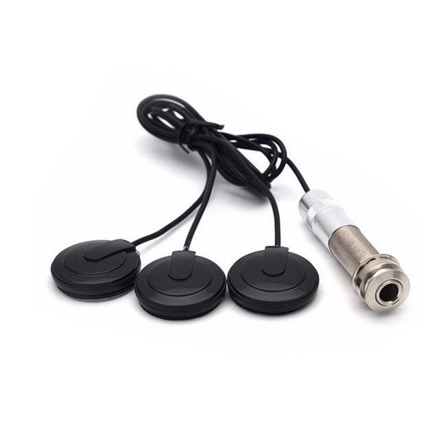 Soidarity Pastilla Universal interfaz de 6,35mm guitarra acústica ukelele mandolina pastilla de sonido accesorio Musical Accesorios para instrumentos musicales