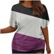 thumbnail image 1 of Fiudx Tops para Mujer Camiseta de Manga Corta Grande con Cuello Redondo Plisada y Cintura de Manga Corta Informal a La Moda para Mujer, 1 of 5