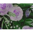 thumbnail image 5 of oneOone Georgette Viscose Green Fabric Leaves & Clover Craft Projects Decor Fabric Printed By The Yard 42 Inch Wide, 5 of 6